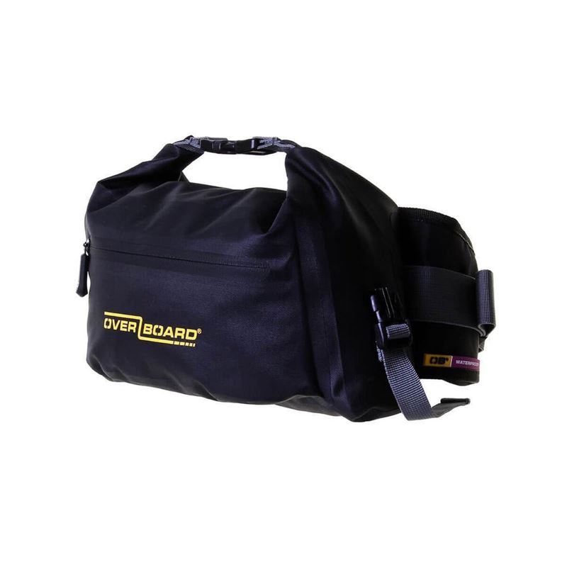 OverBoard Pro-Light vattentät midjeväska - 4L Svart